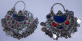Primary view of Earrings - Kutchi Group, Pashtun Peoples, Afghanistan.