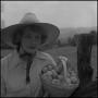 Photograph: [Portrait of a woman in a straw hat, 9]