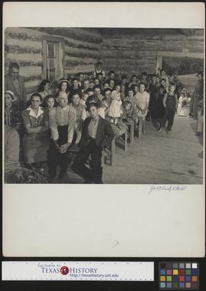 Primary view of object titled '[Wedding guests(1)]'.