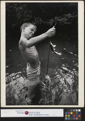 Primary view of object titled '[Jimmy Powell Fishing]'.