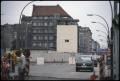 Photograph: Checkpoint Charlie, wall and tower