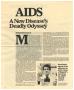 Clipping: [Clipping: AIDS: A new disease's deadly odyssey]