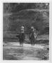Photograph: [Man, Woman and a Child riding horseback]