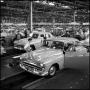 Photograph: [Automobiles in a factory, 4]