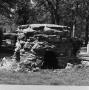 Photograph: [Rock structure on the UNT campus, 2]