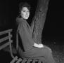 Photograph: [Josie Cantu sitting on a bench]
