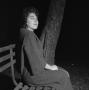 Photograph: [Josie Cantu sitting on a bench, 2]