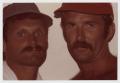 Primary view of [Terry Tebedo and Bill Nelson with visors]
