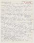 Thumbnail image of item number 1 in: '[Handwritten Letter: Dearest Bill by Jean Nelson]'.