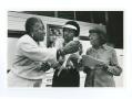 Photograph: [Esther Rolle, Curtis King, and Helen Martin discuss the script of th…
