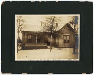 Primary view of object titled '[President Menter B. Terrill's house]'.