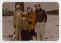 Photograph: [Frank Cuellar Jr., Julia Cuellar, and others on snow]