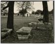 Thumbnail image of item number 1 in: '[Photograph of a graveyard]'.