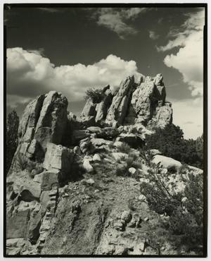 Primary view of object titled 'Photograph of a rocky cliffside, 2]'.