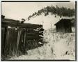 Thumbnail image of item number 1 in: '[Photograph of snow on wooden structures]'.