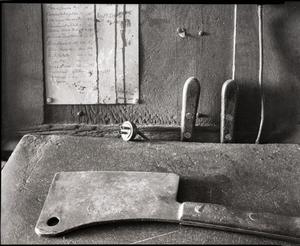 Primary view of object titled '[Meat Cleaver at Turner Dingee, 1983]'.