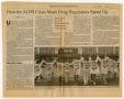 Clipping: [Newspaper clipping: How the AIDS Crisis Made Drug Regulators Speed U…