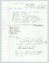 Text: [Handwritten notes: Investigation into the March on Austin fund contr…