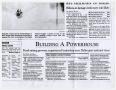 Thumbnail image of item number 1 in: '[Newspaper copies: Building a Powerhouse]'.