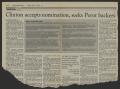Thumbnail image of item number 2 in: '[Newspaper clipping concerning vatican views on homosexuality]'.