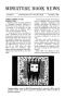 Journal/Magazine/Newsletter: Miniature Book News, Number 67, December 1990