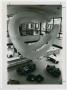 Photograph: [Art sculpture hanging from A. M. Willis, Jr. Library ceiling]
