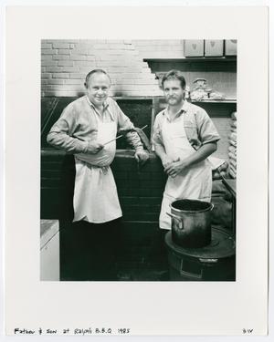 Primary view of [Photograph of father and son, 2]