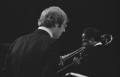 Thumbnail image of item number 1 in: '[Photograph of Neil Slater and Slide Hampton]'.