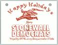 Text: [Holiday card from the Stonewall Democrats]
