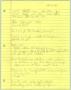 Text: [Handwritten Lesbian Gay Political Coalition meeting notes with meeti…
