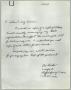 Letter: [Handwritten letter from Don Baker regarding letters to state represe…