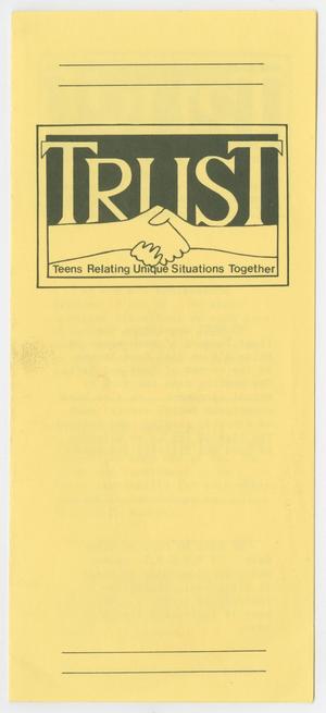 Primary view of object titled '[Pamphlet: Teens Relating Unique Situations Together]'.