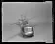 Photograph: [Model of the 204 helicopter, front view]