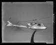 Photograph: [Model of the 204 helicopter, mounted on a stand]