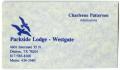Text: [Parkside Lodge-Westside: Charleene Patterson business card]