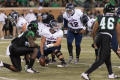 Primary view of [UNT Football Players on the Field]