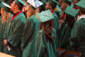 Photograph: ["Hire Me" graduation cap]