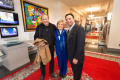 Primary view of [George Getschow, Dr. Shirley Hammond and Cornelius 'Neil' Foote at George H. W. Bush Presidental Library]