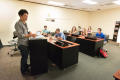 Photograph: [Visiting lecturer Danny Fulgencio teaching a class]