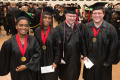 Photograph: [Students Pose for Photo at the Fall 2014 Undergraduate Commencement …
