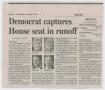 Thumbnail image of item number 3 in: '[Dallas News Article on Tarrant House Seat]'.