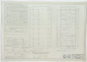Primary view of object titled 'Water Processing Plant, Abilene, Texas: Pier, Footing, & Floor Framing Plans'.