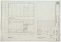 Technical Drawing: Boykin Saleroom, Abilene, Texas: Foundation & Floor Plans