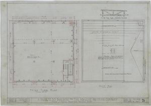 Primary view of object titled 'Abilene Printing Company Building, Abilene, Texas: Third Floor & Roof Plans'.