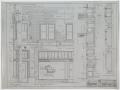 Technical Drawing: Business Building, Big Spring, Texas: Front Elevation