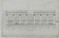 Technical Drawing: F & M State Bank, Ranger, Texas: Side Elevation