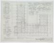 Technical Drawing: Superior Oil Company Office, Midland, Texas: Floor Framing Plan