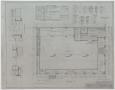 Technical Drawing: Five Story Store And Office Building, Coleman, Texas: First Floor Plan