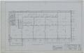 Technical Drawing: Haskell National Bank, Haskell, Texas: Second Floor Plan