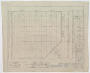 Primary view of object titled 'Business Building, Abilene, Texas: Roof Plan'.